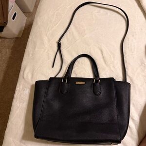 Kate Spade Leather Satchel with Crossbody Strap